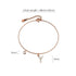 Solid 925 Sterling Silver Initial Crystal Personalised Alphabet Letter Bracelet Rose Gold Filled